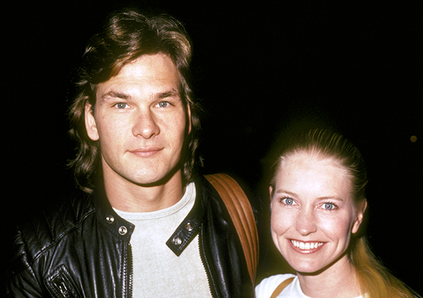 Actor Patrick Swayze and wife Lisa Niemi attend Police-Celebrity Basketball Game on February 26, 1983 at Beverly Hills High School in Beverly Hills, California.